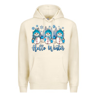 Tofu snowman hello winter Premium Hoodie - JahusDesignShop