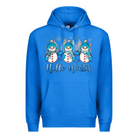 True Royal snowman hello winter Premium Hoodie - JahusDesignShop