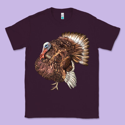 Bourbon Red Turkey Classic Tee Designed By Lillyallendesigns