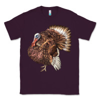 Plum Bourbon Red Turkey Classic Tee - LillyAllenDesigns