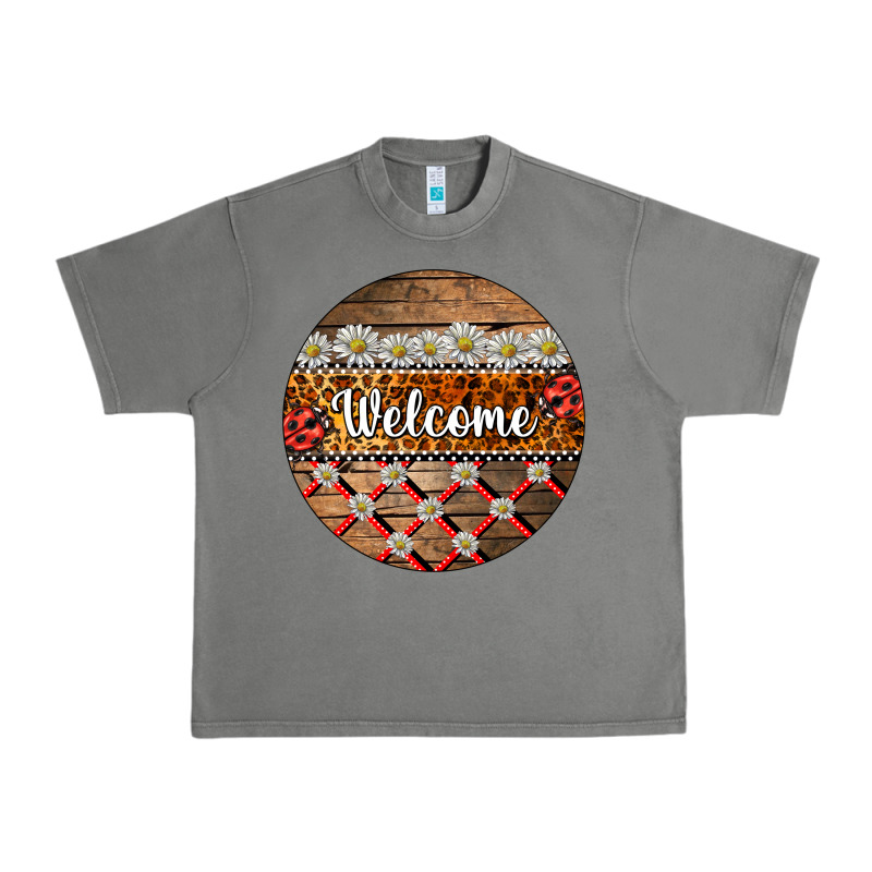 Ladybug Welcome Ornament Urban Heavy Tee by BarkalooDesign | Teevron