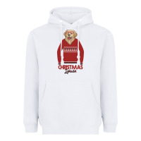 White Christmas Labrador Heavyweight Hoodie - Bettercallsaul