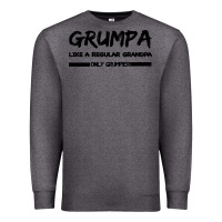 Charcoal Heather Grumpa Premium Sweatshirt - Bettercallsaul