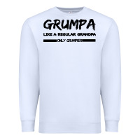 White Grumpa Premium Sweatshirt - Bettercallsaul