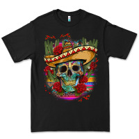 Black mexican skeleton Premium Tee - CTS Tumbler Store