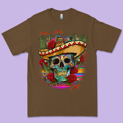 Mexican Skeleton Premium Tee Designed By Cts Tumbler Store