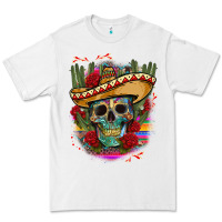 White mexican skeleton Premium Tee - CTS Tumbler Store