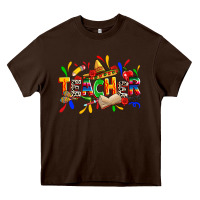 Chocolate Brown cinco de mayo teacher Heavy Core Tee - Zillion Design Studio