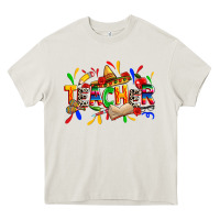 Cream cinco de mayo teacher Heavy Core Tee - Zillion Design Studio