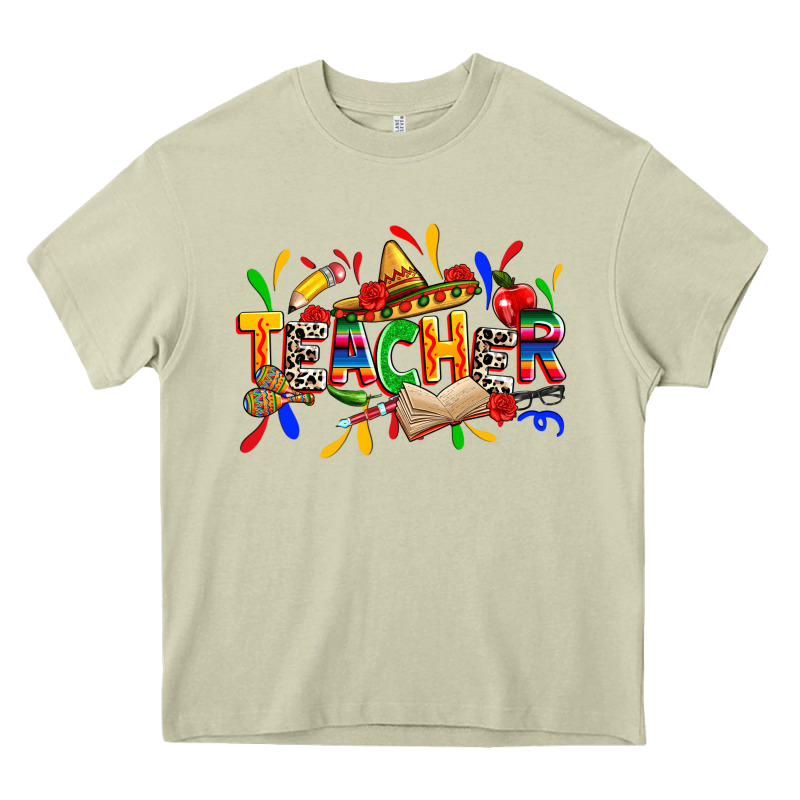 Cinco De Mayo Teacher Heavy Core Tee by Zillion Design Studio | Teevron