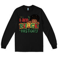 Black i am black history black boy Long Sleeve Tee - MaliasSmallBusiness