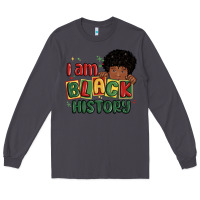 Smoke i am black history black boy Long Sleeve Tee - MaliasSmallBusiness