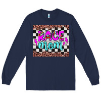 Navy race mom Long Sleeve Tee - JahusDesignShop
