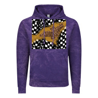 Cloud Purple racing glitter leopard Vintage Hoodie - JahusDesignShop
