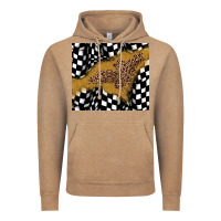 Vintage Coffee racing glitter leopard Vintage Hoodie - JahusDesignShop