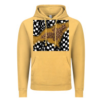 Vintage Mustard racing glitter leopard Vintage Hoodie - JahusDesignShop
