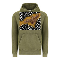 Vintage Olive racing glitter leopard Vintage Hoodie - JahusDesignShop