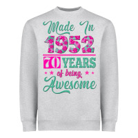 Heather Grey made in 1952, 70 years of being awesome kopya Heavyweight Sweatshirt - Jasminsmagicworld