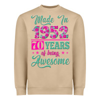 Mushroom made in 1952, 70 years of being awesome kopya Heavyweight Sweatshirt - Jasminsmagicworld