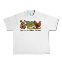 Lunar Rock Peace Love New Hampshire Red Chicken Urban Heavy Tee - LillyAllenDesigns