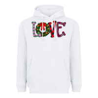 White Love Christmas Heavyweight Hoodie - Bettercallsaul
