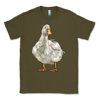 Army Green american pekin duck Classic Tee - LillyAllenDesigns