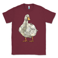 Burgundy american pekin duck Classic Tee - LillyAllenDesigns