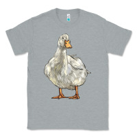 Heather Grey american pekin duck Classic Tee - LillyAllenDesigns