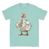Seafoam american pekin duck Classic Tee - LillyAllenDesigns