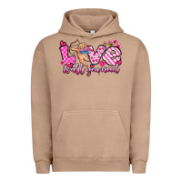 Pigment Burro love is all you need Urban Hoodie - OliviaCreatesArt