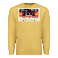 Antique Gold 30th birthday 30 years 1990 retro tape cassette Premium Sweatshirt - Bettercallsaul