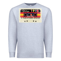 Heather Grey 30th birthday 30 years 1990 retro tape cassette Premium Sweatshirt - Bettercallsaul