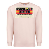 Pale Pink 30th birthday 30 years 1990 retro tape cassette Premium Sweatshirt - Bettercallsaul