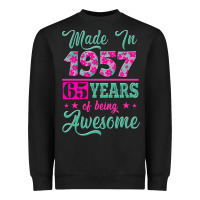 Black made in 1957, 65 years of being awesome kopya Heavyweight Sweatshirt - Jasminsmagicworld