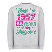 Heather Grey made in 1957, 65 years of being awesome kopya Heavyweight Sweatshirt - Jasminsmagicworld