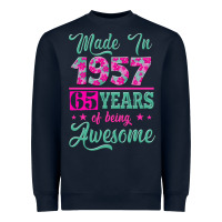 Navy made in 1957, 65 years of being awesome kopya Heavyweight Sweatshirt - Jasminsmagicworld