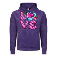 Cloud Purple love with strawberry candy Vintage Hoodie - AdoDesignShop