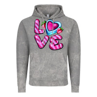 Cloud Rock love with strawberry candy Vintage Hoodie - AdoDesignShop