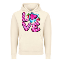 Vintage Artic love with strawberry candy Vintage Hoodie - AdoDesignShop