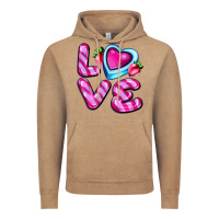 Vintage Coffee love with strawberry candy Vintage Hoodie - AdoDesignShop