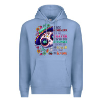 Colony Blue You are braver than you think sugar skull Premium Hoodie - NancyCooperArtShop