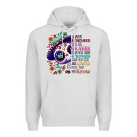 Dove Grey You are braver than you think sugar skull Premium Hoodie - NancyCooperArtShop