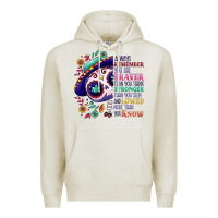 Oatmeal Heather You are braver than you think sugar skull Premium Hoodie - NancyCooperArtShop