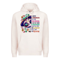 Pale Pink You are braver than you think sugar skull Premium Hoodie - NancyCooperArtShop