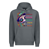 Rock You are braver than you think sugar skull Premium Hoodie - NancyCooperArtShop