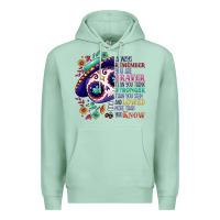 Seafoam You are braver than you think sugar skull Premium Hoodie - NancyCooperArtShop