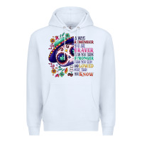 White You are braver than you think sugar skull Premium Hoodie - NancyCooperArtShop