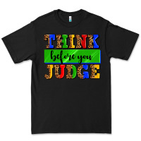Black think before you judge Premium Tee - AdoDesignShop