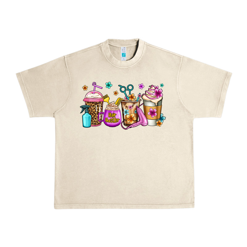 Hair Hustler Coffee Urban Heavy Tee by Jasminsmagicworld | Teevron