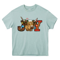 Arona christmas joy cow Heavy Core Tee - RanaPortraitStore